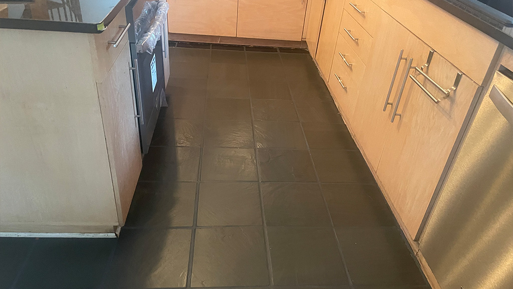 Natural Slate Tile Floor Needs Help